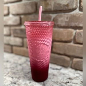 NWT Starbucks pink ombré tumbler!🌸